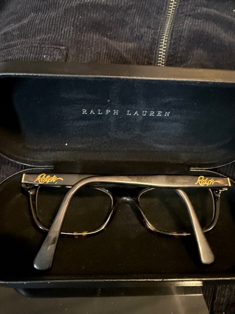 Ralph Lauren Havana Brown and Gold Frame Sunglasses RA7082